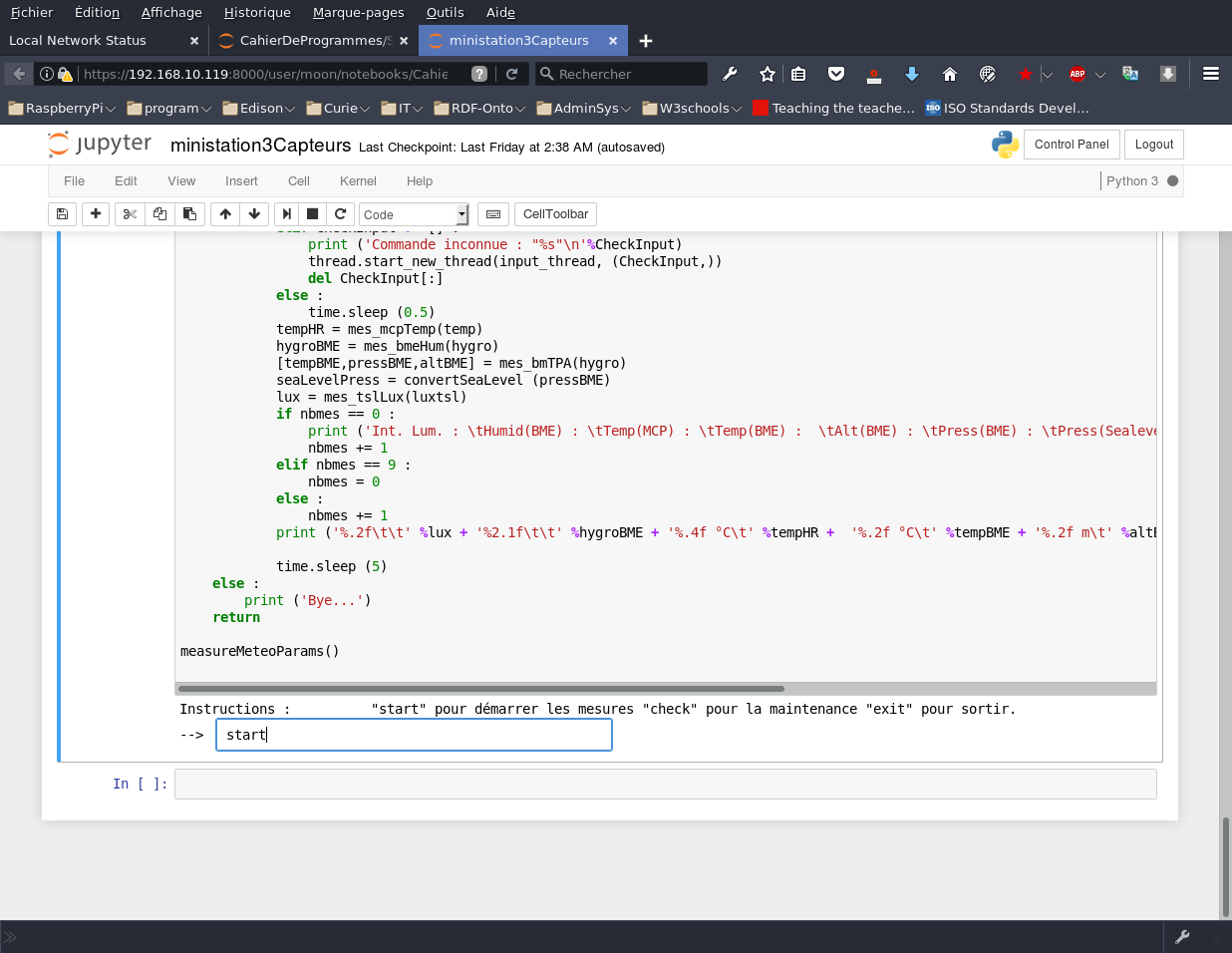 En attente de démarrage
