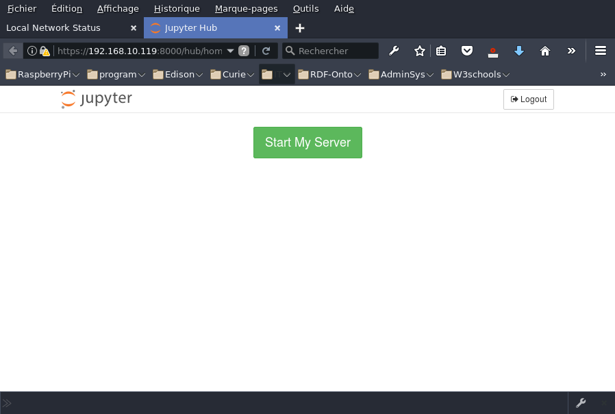 Bouton de démarrage